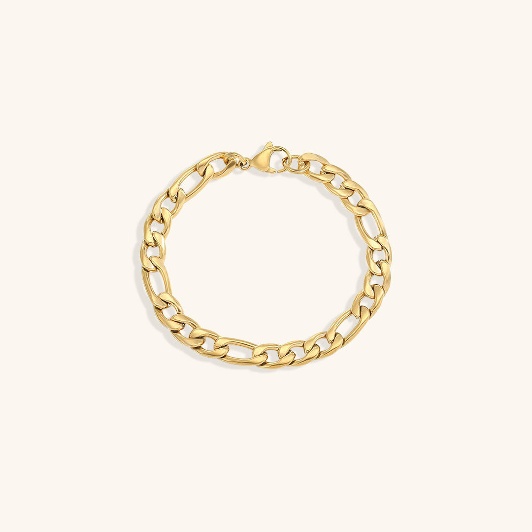 Saturn Gold Chain Bracelet