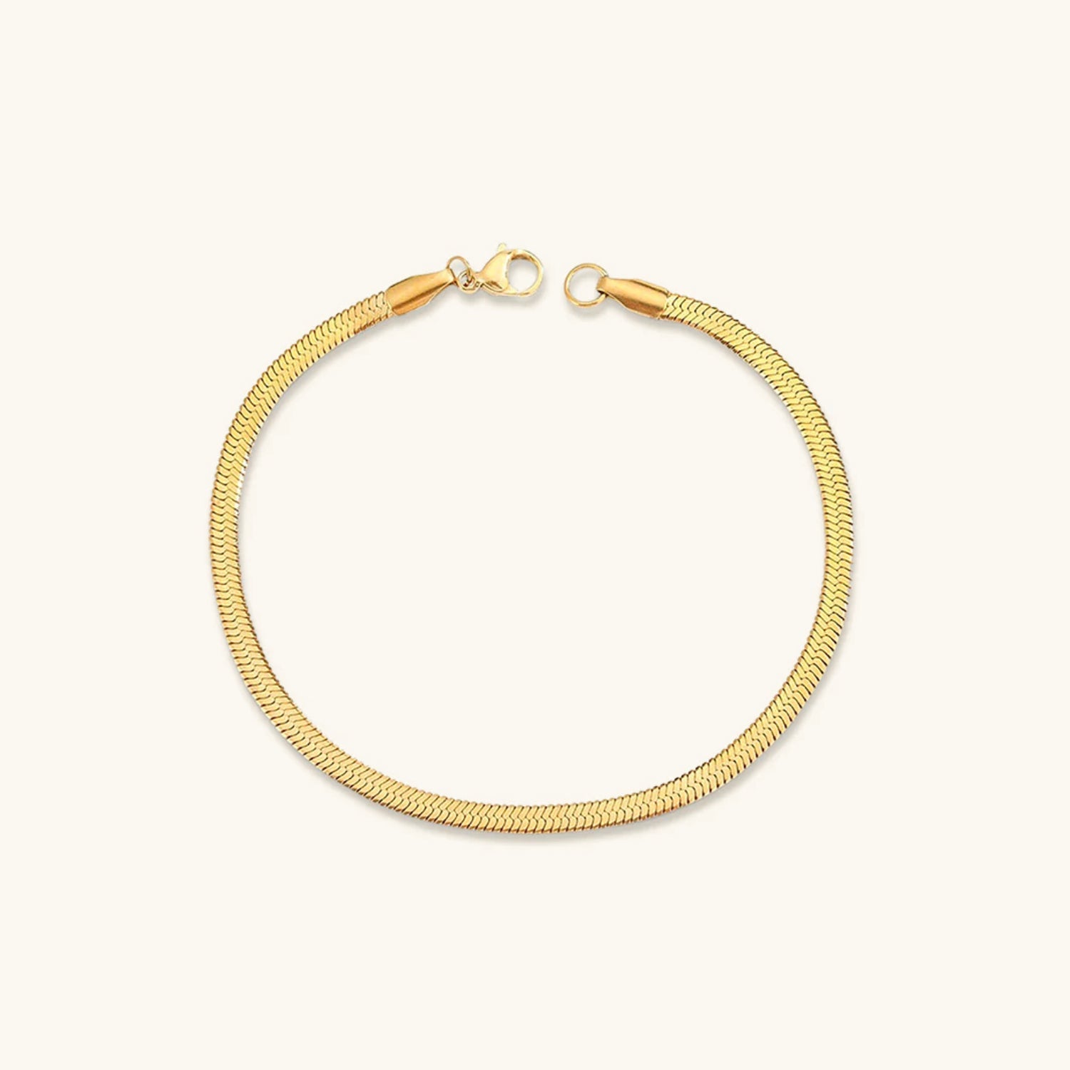 Vida Gold Herringbone Bracelet