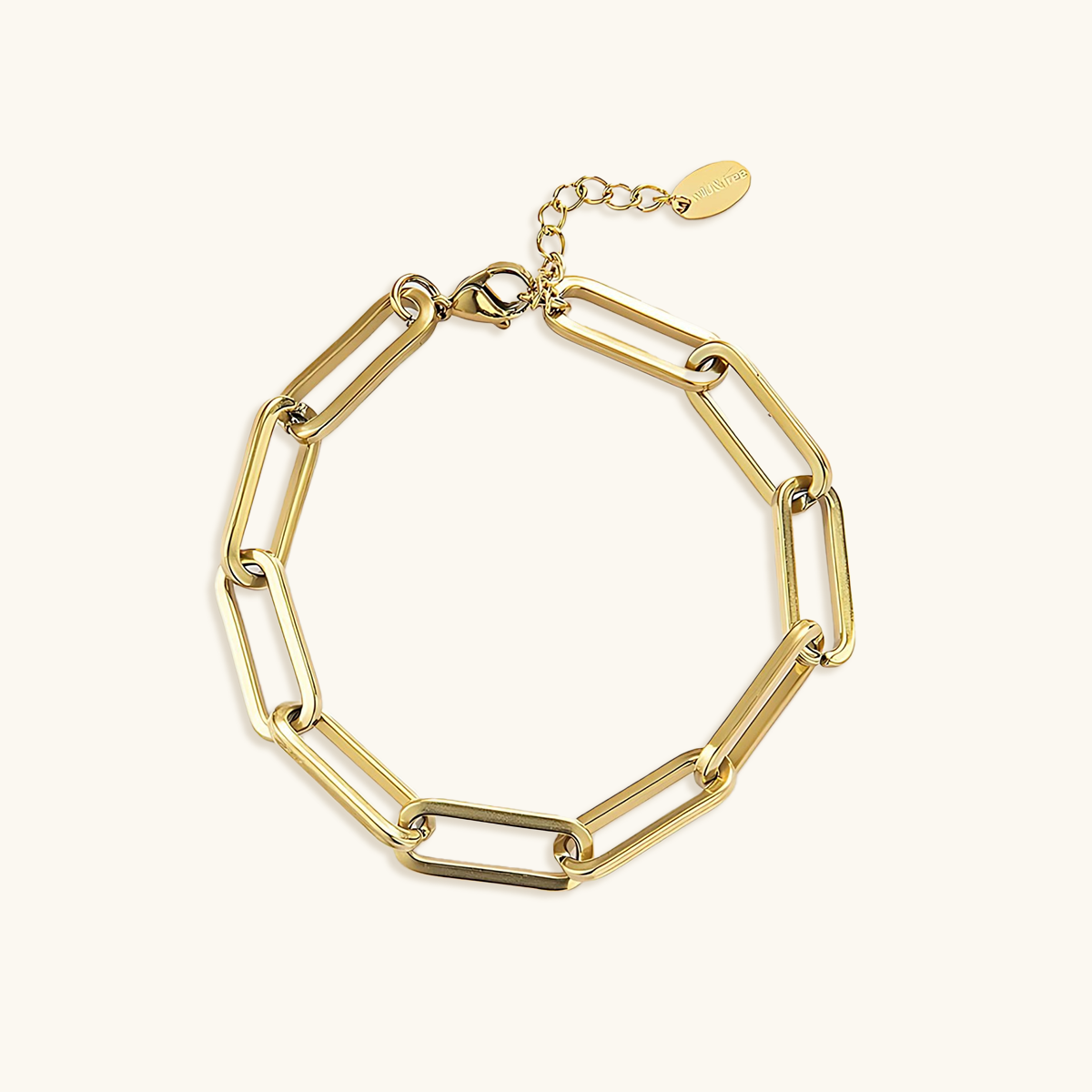 Clip Chain Bracelet 18K Gold Plated - Gold