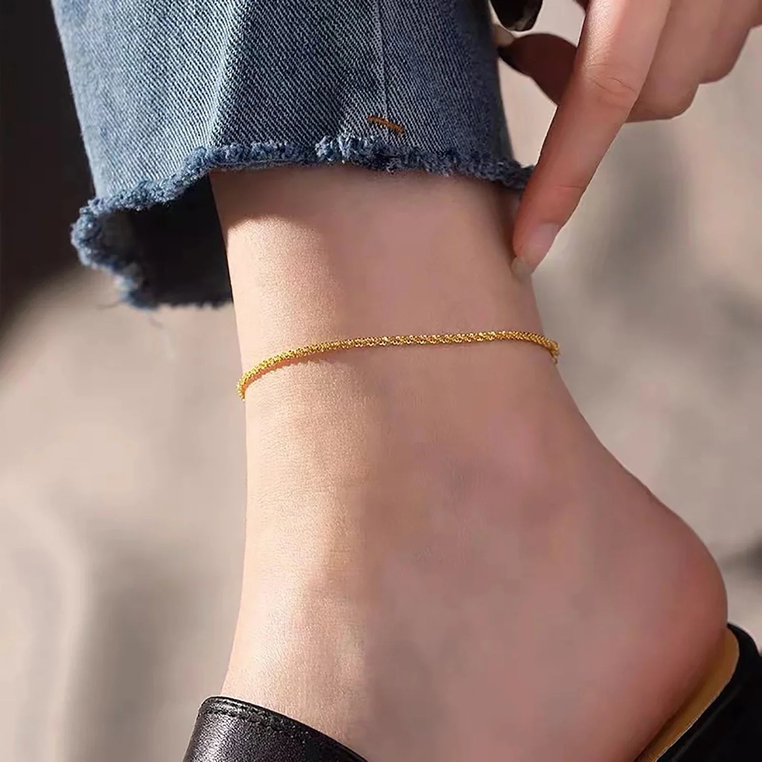 Anya Gold Anklet