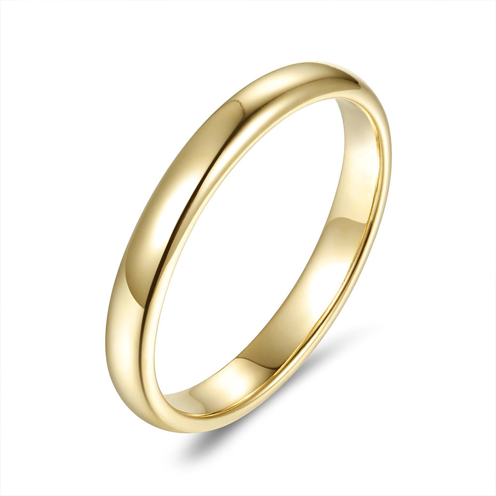 High Polished Classic Comfort Fit Wedding Band