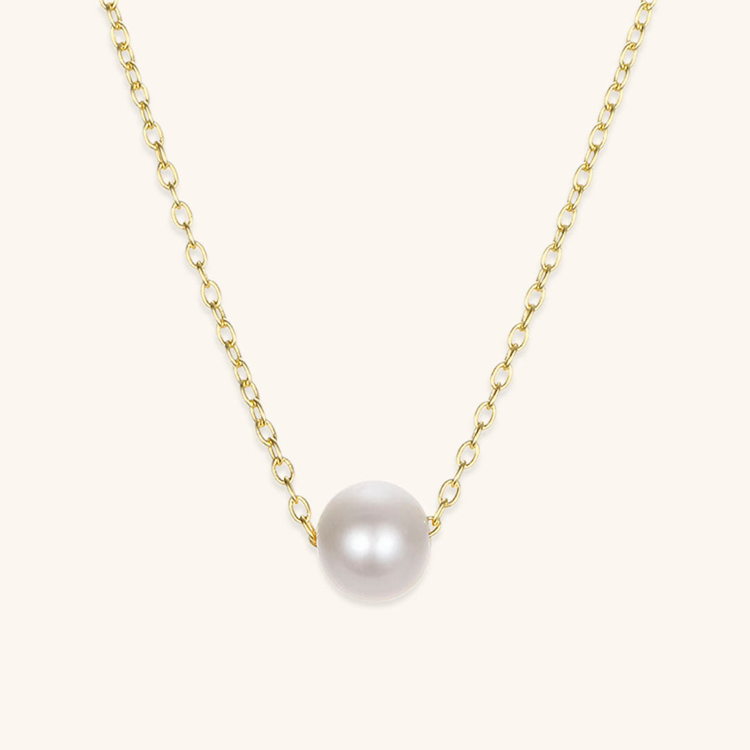 Isla Gold Pearl Necklace