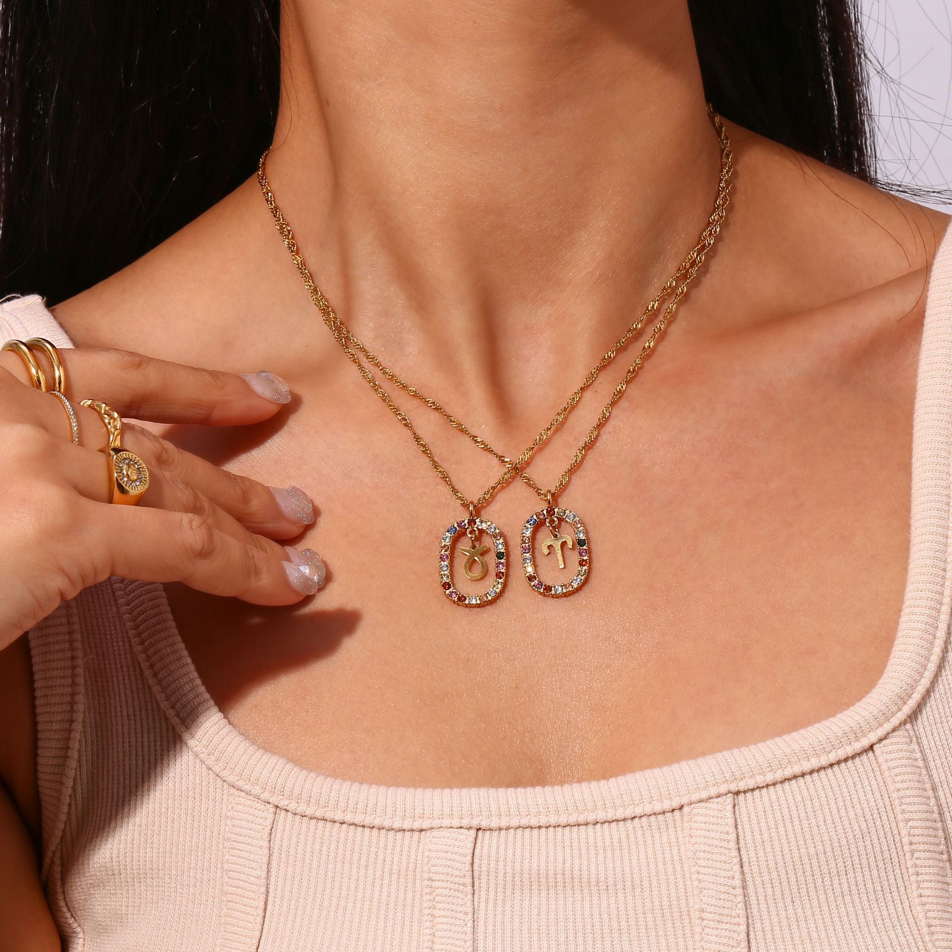 Colette Zodiac Gemstone Necklace