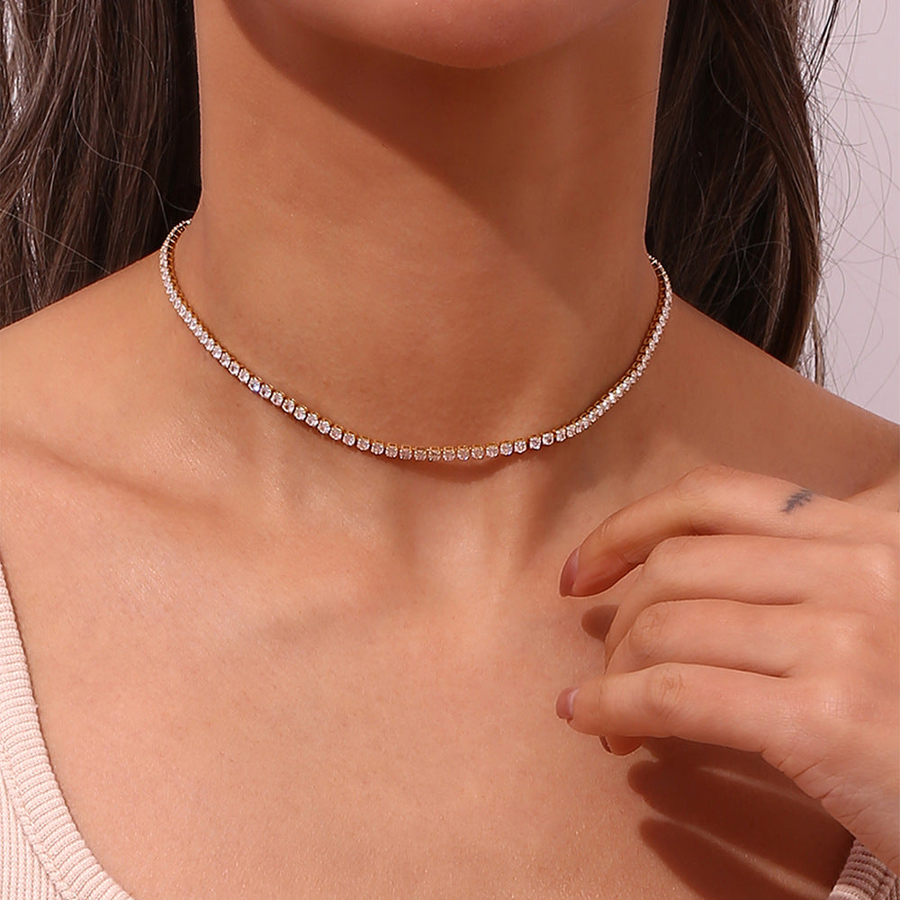 Isolde Diamond Tennis Necklace