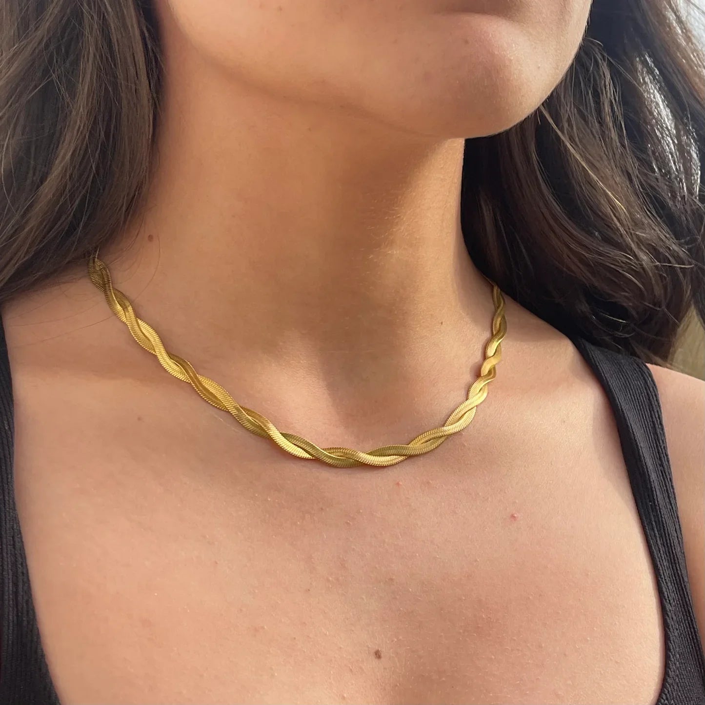 Lysa Twisted Chain Necklace